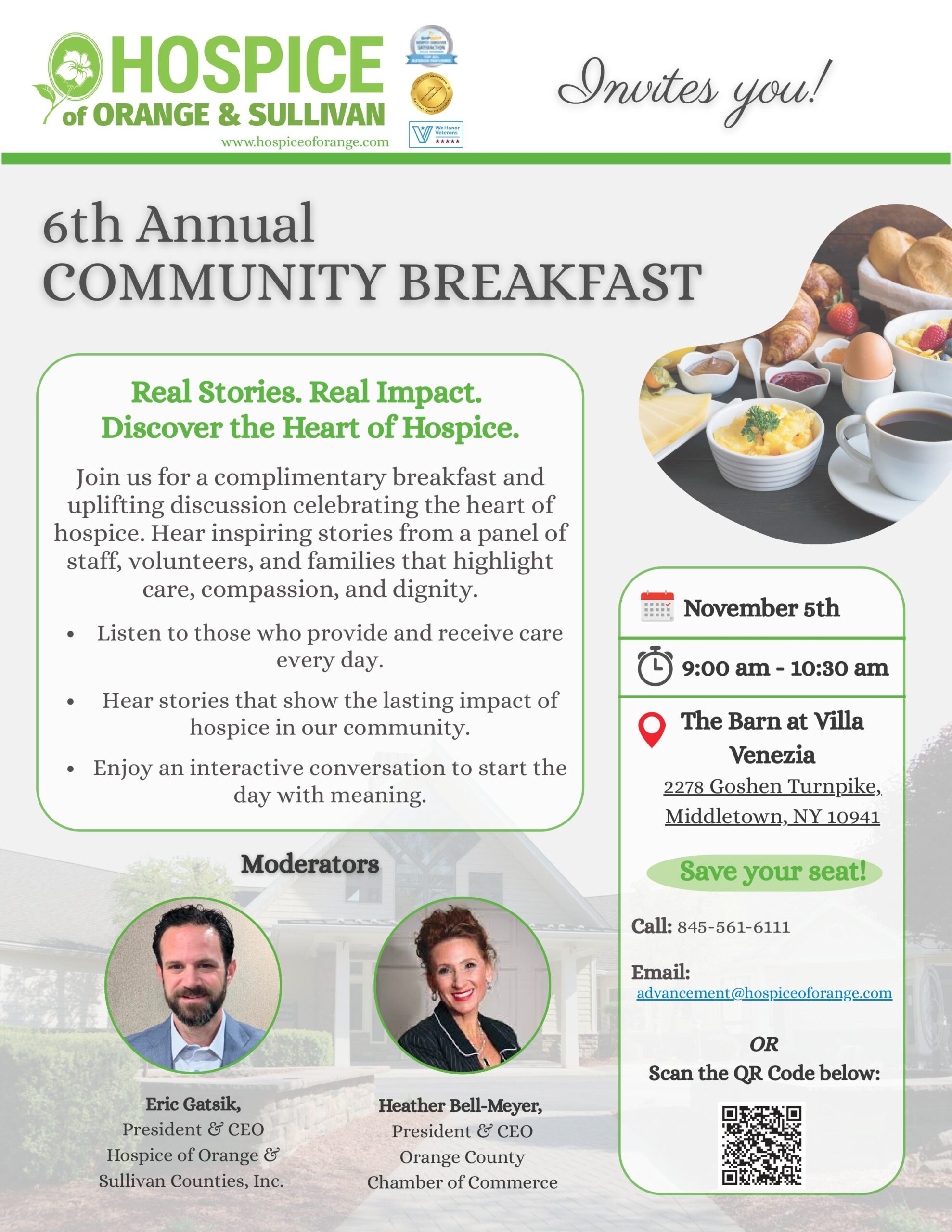 HOSC Community Breakfast Update
